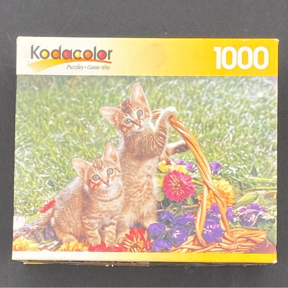 Cat Puzzle - 1000 Pieces - Brown and Yellow